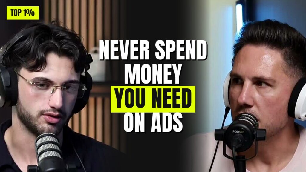Jandre de Beer and Johan on the V8 Media ecommerce podcast, discussing how many ad creatives to test